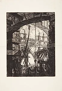 Den store plads by Giovanni Battista Piranesi