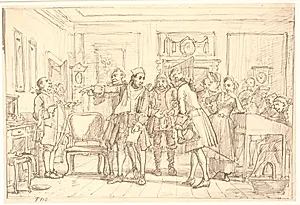 Den stundesløse, I, 6 by Wilhelm Marstrand