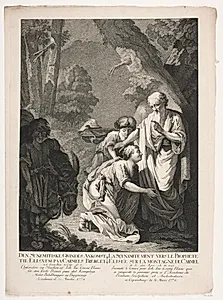 Den sunamitiske kvindes ankomst til Elisæum by Georg Haas