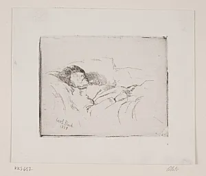 Den syge gamle mand by Carl Bloch