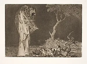 Den tåbelige frygt (Tab ikke anseelse på grund af frygt) by Francisco de Goya