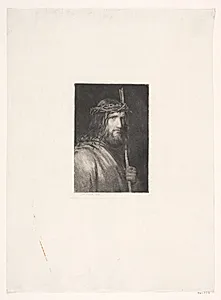 Den tornekronede Kristus by Carl Bloch