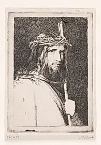 Den tornekronede Kristus by Carl Bloch