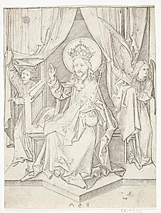 Den tronende Kristus by Martin Schongauer