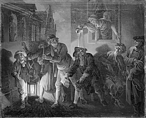 Den Vægelsindede, II akt, 16. scene by C.A. Lorentzen