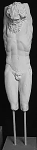 Den ved armene ophængte Marsyas by Ubekendt