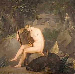 Den vilde og rå naturtilstand. Allegori på en af fire hovedepoker i Europas kulturhistorie