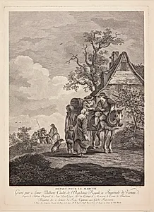 Départ pour le Marché by Anne Philiberte Coulet