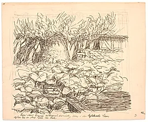 Der var ligesaa vildsomt derinde... by Fritz Syberg