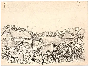 Der var saa dejligt ude paa Landet... by Fritz Syberg