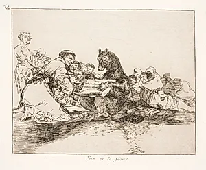 Det er dog værre (74) by Francisco de Goya