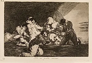 Det er ikke til at se på (26) by Francisco de Goya