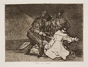 Det er slemt (46) by Francisco de Goya
