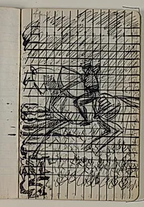 Det første segl brydes, Den første rytter by Niels Larsen Stevns