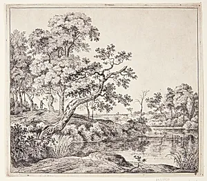 Det hældende træ by Jan Hackaert