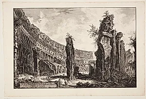 Det indre af Colosseum by Giovanni Battista Piranesi
