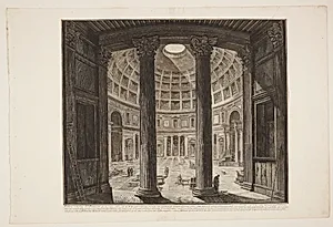 Det indre af Pantheon by Giovanni Battista Piranesi