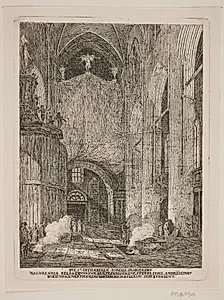 Det indre af St. Catharina Kirken i Hamburg