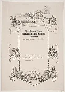 Det Kongelige Landhusholdningsselskabs diplom