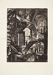 Det runde tårn by Giovanni Battista Piranesi
