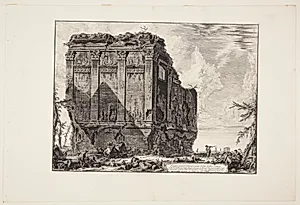 Det såkaldte Salus-tempel på vejen til Albano by Giovanni Battista Piranesi