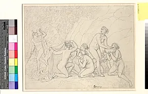 Diana og Aktæon. by C.W. Eckersberg