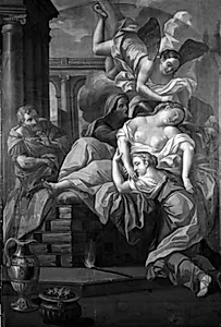 Dido på bålet by Lambert van Haven