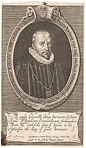 Diego Sarmiento de Acuna, greve af Godomar. Spansk gesandt i London by Simon de Pas
