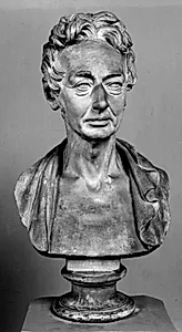 Digteren Carsten Hauch by H.W. Bissen