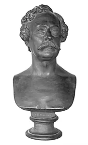 Digteren Christian Winther by H.W. Bissen