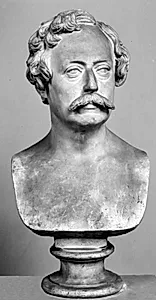 Digteren Christian Winther by H.W. Bissen