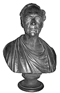 Digteren Johan Ludvig Heiberg by H.W. Bissen