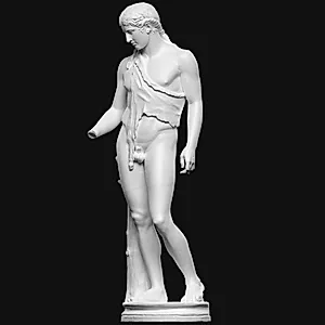 Dionysos med dyreskind over h. skulder by Ubekendt