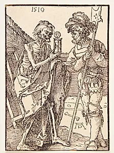 Døden og soldaten by Albrecht Dürer