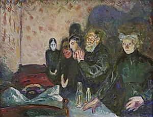 Dødskamp by Edvard Munch