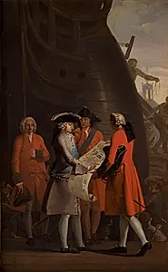 Dokken anlægges under Christian VI by Nicolai Abildgaard