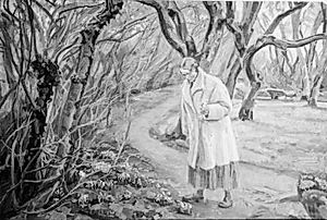 Dorthealiljerne blomstrer by Fritz Syberg