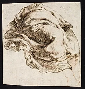 Draperistudie by Ubekendt