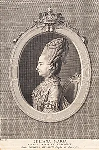 Dronning Juliane Marie by J.F. Clemens