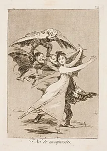Du slipper ikke fri fra os by Francisco de Goya