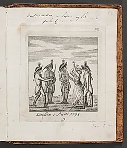 "Duellen i Aaret 1798" by Ubekendt