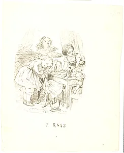 Dukkeselskab by Lorenz Frølich
