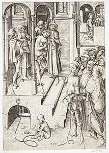 Ecce homo by Israhel van Meckenem