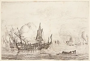 Efter et søslag by Reinier Zeeman