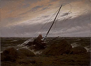 Efter stormen by Caspar David Friedrich