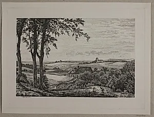 Eftermiddagslandskab, Sjælland by Vilhelm Kyhn