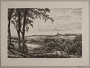 Eftermiddagslandskab, Sjælland by Vilhelm Kyhn