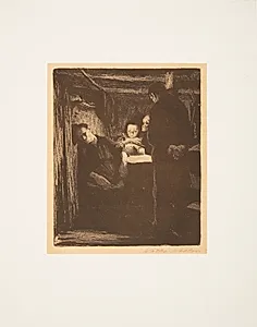 Ein Weberaufstand - Tod by Käthe Kollwitz