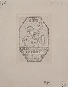 Ekslibris for Niels P. Thomsen