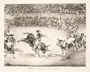"El famoso Americano, Mariano Ceballos" by Francisco de Goya